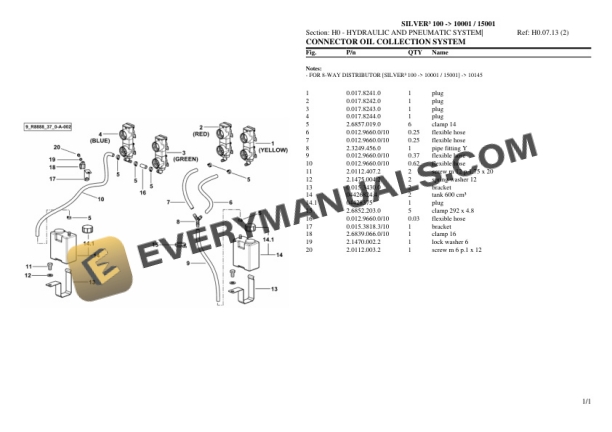 Same SILVER III 100 (10001 15001) Tractor Parts Catalog PDF 6 Same SILVER III 100 (10001 15001) Tractor Parts Catalog PDF - Image 4