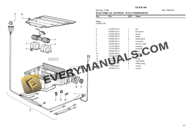 Same TIGER 100 Tractor Parts Catalog PDF 7 Same TIGER 100 Tractor Parts Catalog PDF-5