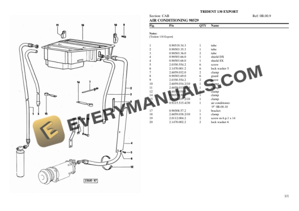 Same TRIDENT 130 EXPORT Tractor Parts Catalog PDF-5