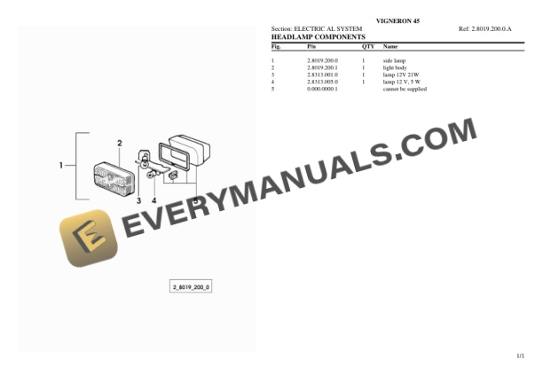 Same VIGNERON 45 Tractor Parts Catalog PDF 7 Same VIGNERON 45 Tractor Parts Catalog PDF-5