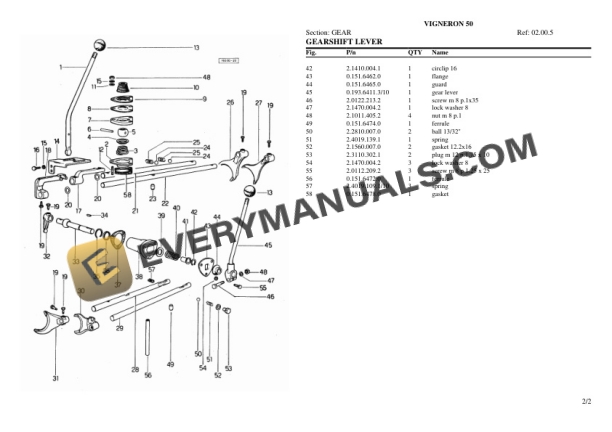 Same VIGNERON 50 Tractor Parts Catalog PDF 5 Same VIGNERON 50 Tractor Parts Catalog PDF-3