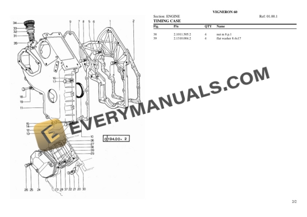 Same VIGNERON 60 Tractor Parts Catalog PDF 4 Same VIGNERON 60 Tractor Parts Catalog PDF-2