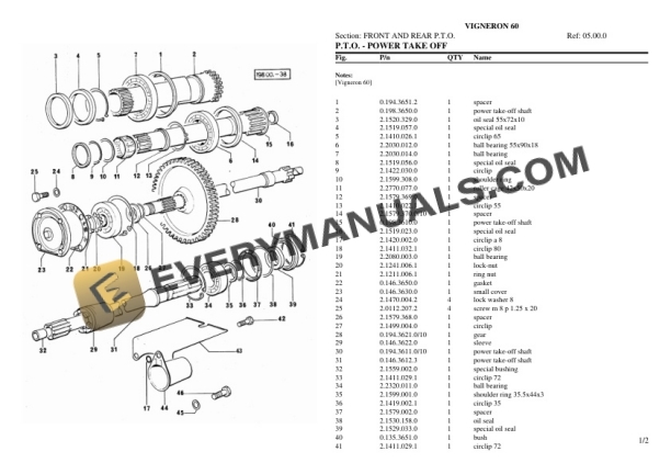 Same VIGNERON 60 Tractor Parts Catalog PDF 6 Same VIGNERON 60 Tractor Parts Catalog PDF-4