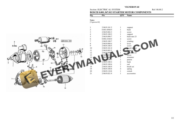 Same VIGNERON 60 Tractor Parts Catalog PDF 7 Same VIGNERON 60 Tractor Parts Catalog PDF-5