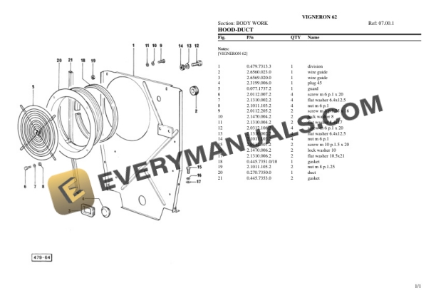 Same VIGNERON 62 Tractor Parts Catalog PDF 6 Same VIGNERON 62 Tractor Parts Catalog PDF - Image 4