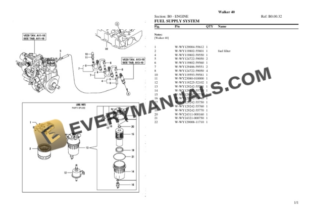 Same Walker 40 Tractor Parts Catalog PDF-2