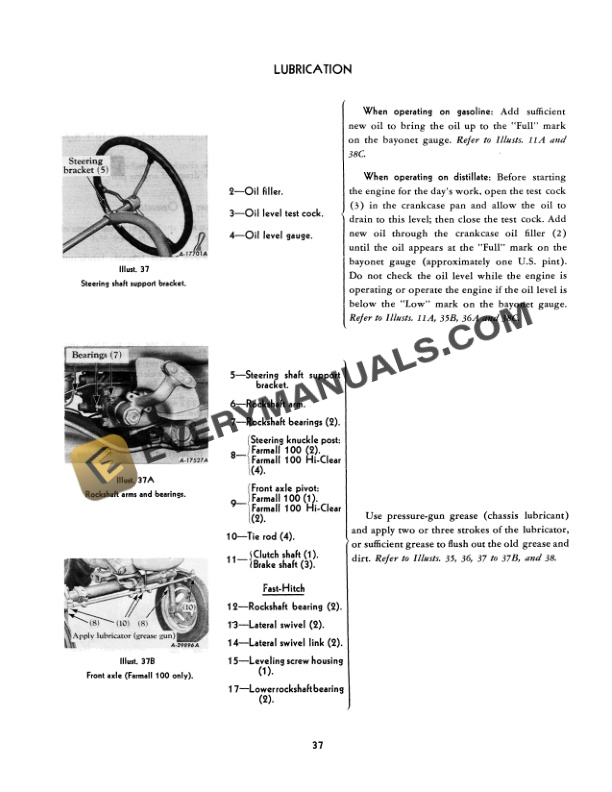 Case 100 Tractor Operator Manual 1004459R2-3