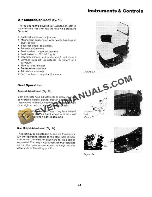 Case 1000 Powershift Series Bearcat, Cougar Operator Manual 37-151-3