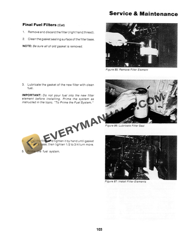 Case 1000 Powershift Series Bearcat, Cougar Operator Manual 37-151-5