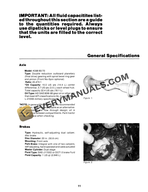 Case 1000 Powershift Series Panther and Lion Operator Manual 37-173-2