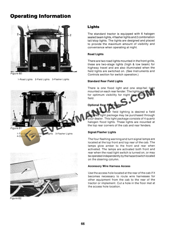 Case 1000 Powershift Series Panther and Lion Operator Manual 37-173-4