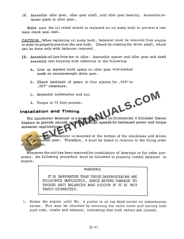 Case 1000D Crawler Service Manual 9-72142-2