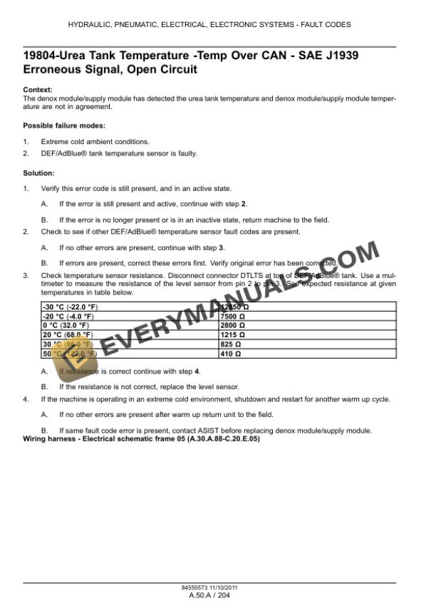 Case 1021F, 1121F Tier 4 Wheel Loader Service Manual 84555577-4