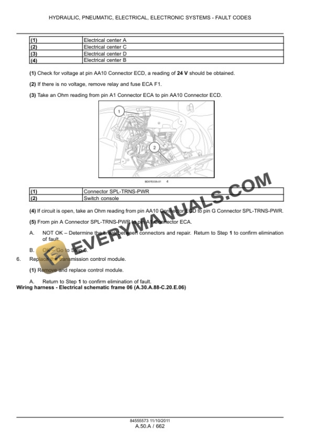 Case 1021F, 1121F Tier 4 Wheel Loader Service Manual 84555578-5