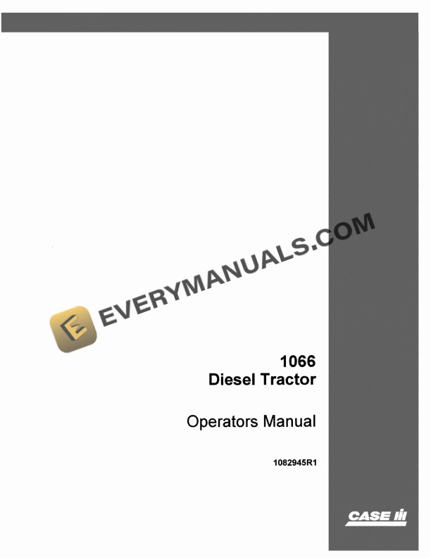 Case 1066 Diesel Tractor Operator Manual 1082945R1 PDF 2 case 1066 diesel tractor operator manual 1082945r1 1