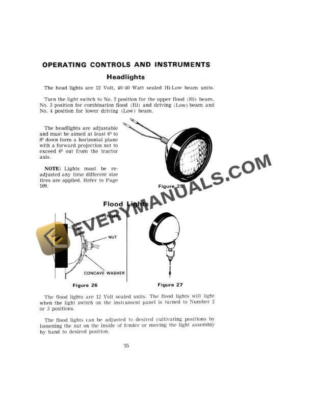 Case 1070 Tractor Operator Manual 9-4031.-3