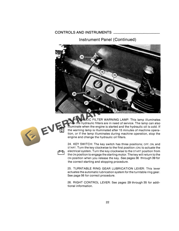Case 1080B Excavator Operator Manual 9-11030-2
