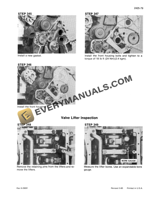 Case 1085B, 1086B Cruz-Air Service Manual 8-44630-2