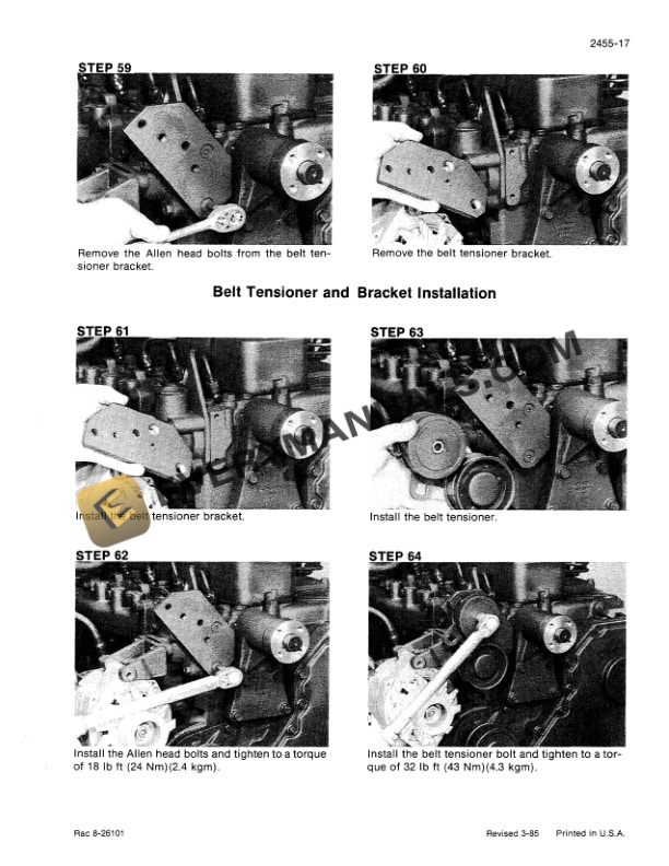 Case 1085C Cruz-Air Excavator Service Manual 8-14940-2
