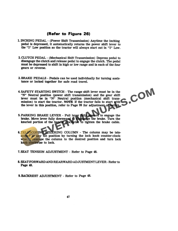 Case 1090 Tractor Operator Manual 9-2832. PDF 5 Case 1090 Tractor Operator Manual 9-2832. PDF - Image 3