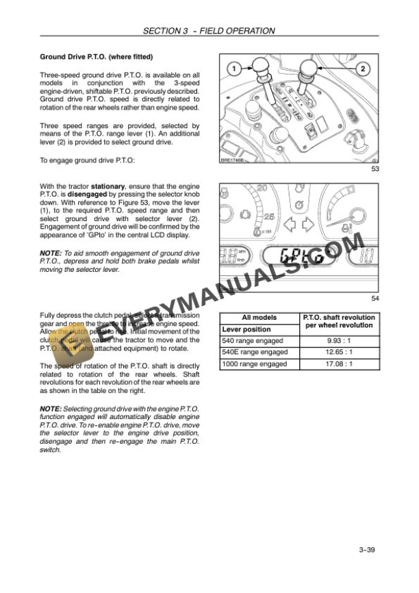 Case 110, 115, 120, 125, 130, 140 Maxxum ProTractor Operator Manual 87672065-3