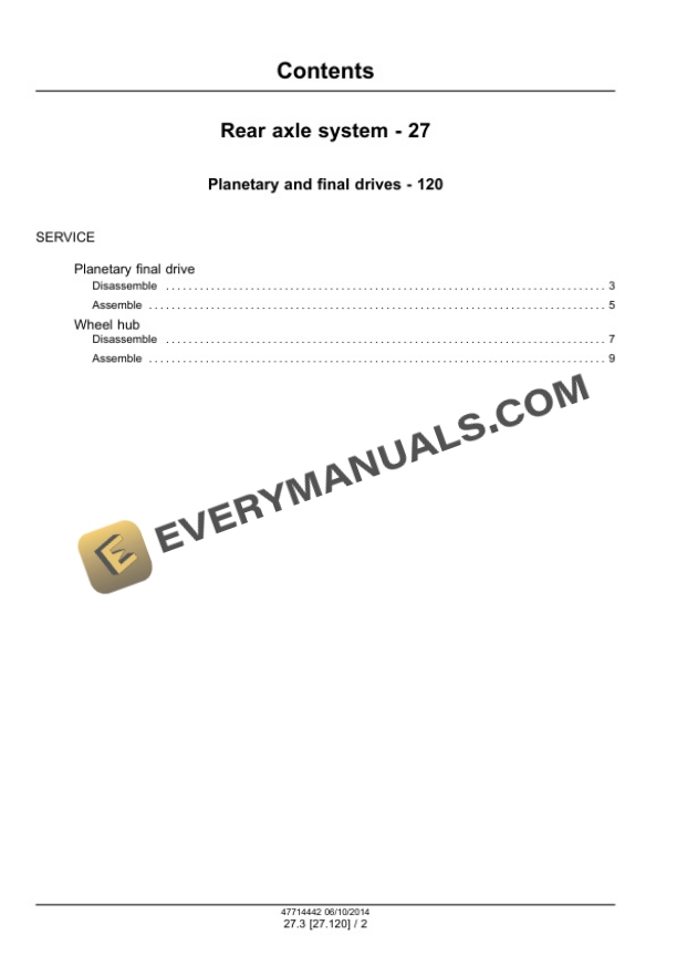 Case 1107 DX Soil Compactor Service Manual 47714442 PDF 5 Case 1107 DX Soil Compactor Service Manual 47714442 PDF - Image 3