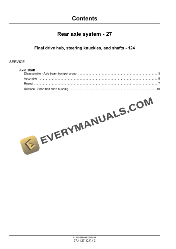 Case 1107EX Soil Compactor Service Manual 51478299 PDF 4 Case 1107EX Soil Compactor Service Manual 51478299 PDF - Image 2