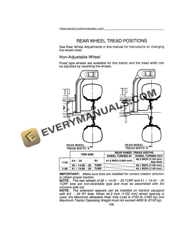 Case 1130, 1140 Tractor Operator Manual 9-19570 PDF 6 Case 1130, 1140 Tractor Operator Manual 9-19570 PDF - Image 4