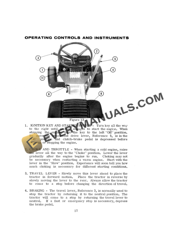 Case 118 Tractor Operator Manual 9-4371.-3