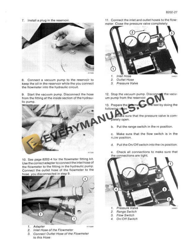 Case 1187, 1187B Feller Buncher Service Manual 8-42210-R1-5