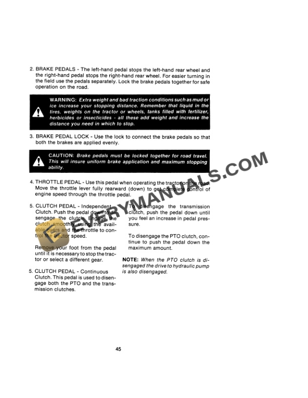 Case 1194 Tractor Operator Manual 9-9732. PDF 5 Case 1194 Tractor Operator Manual 9-9732. PDF - Image 3