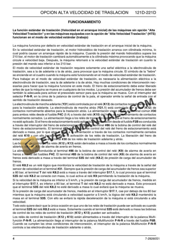 Case 121D, 221D Tractor Technical Manual 7-29260S1 ES PDF 4 Case 121D, 221D Tractor Technical Manual 7-29260S1 ES PDF - Image 2