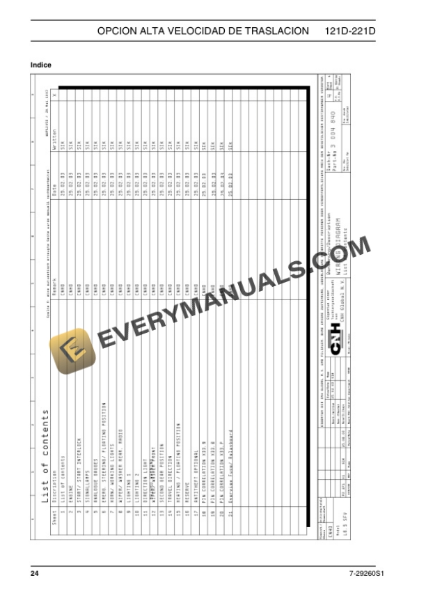 Case 121D, 221D Tractor Technical Manual 7-29260S1 ES PDF 6 Case 121D, 221D Tractor Technical Manual 7-29260S1 ES PDF - Image 4