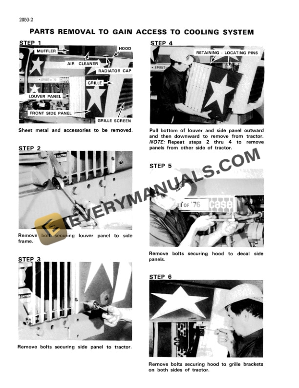 Case 1270, 1370, 1570 Tractor Service Manual 9-76426-2