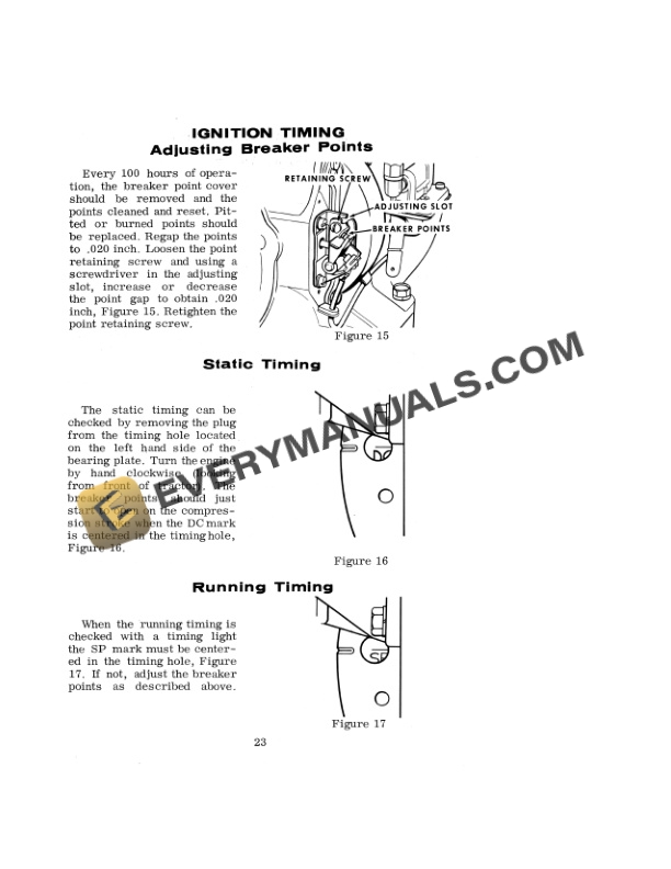Case 130, 180 Garden Tarctor Operator Manual 9-1801-5