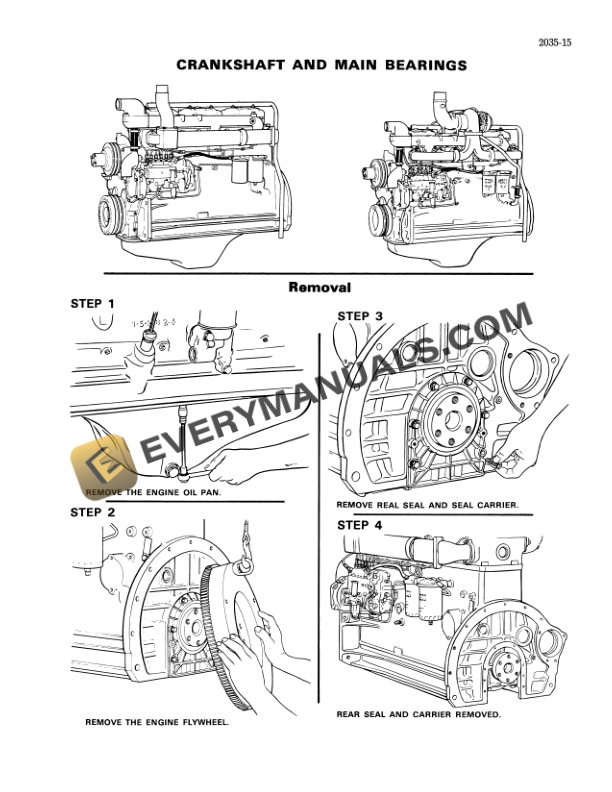 Case 1450 Crawler Service Manual 9-72858-2
