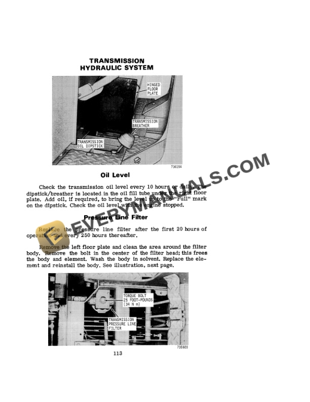 Case 1450 Loader Operator Manual 9-4492-5