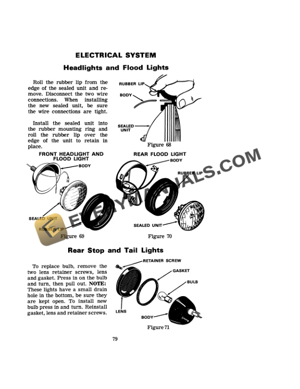 Case 1470 Tractor Operator Manual 9-2073.-5