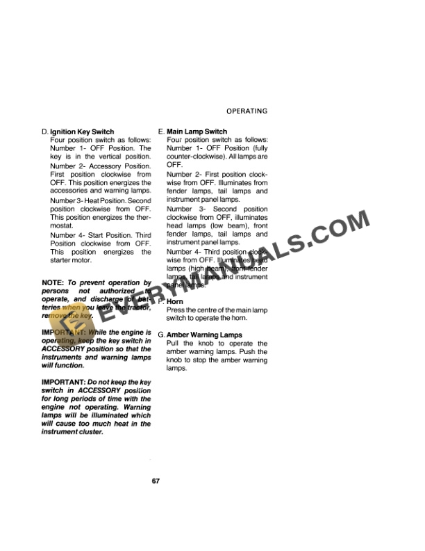 Case 1490 Tractor Operator Manual 9-9324. PDF 5 Case 1490 Tractor Operator Manual 9-9324. PDF - Image 3