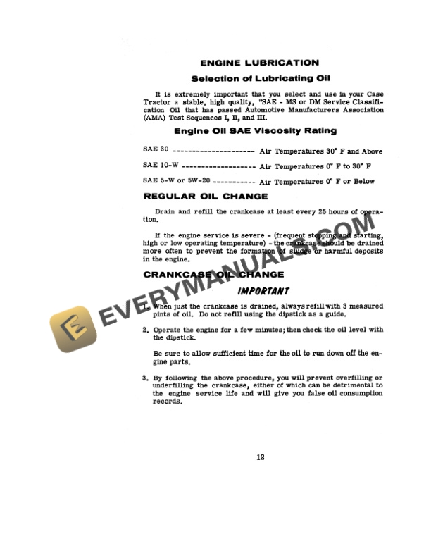 Case 155, 195 Compact Tractor Operator Manual 9-1951.-3