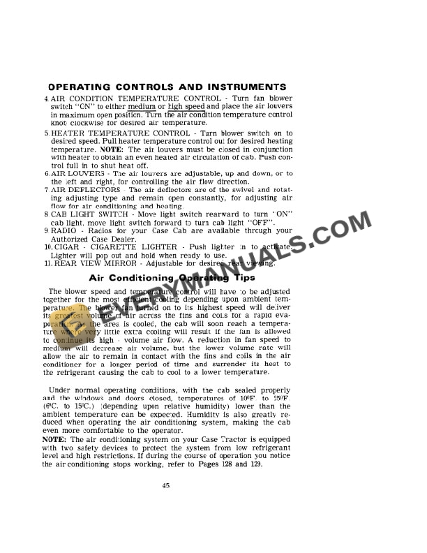 Case 1570 Tractor Operator Manual 9-3442. PDF 5 Case 1570 Tractor Operator Manual 9-3442. PDF - Image 3
