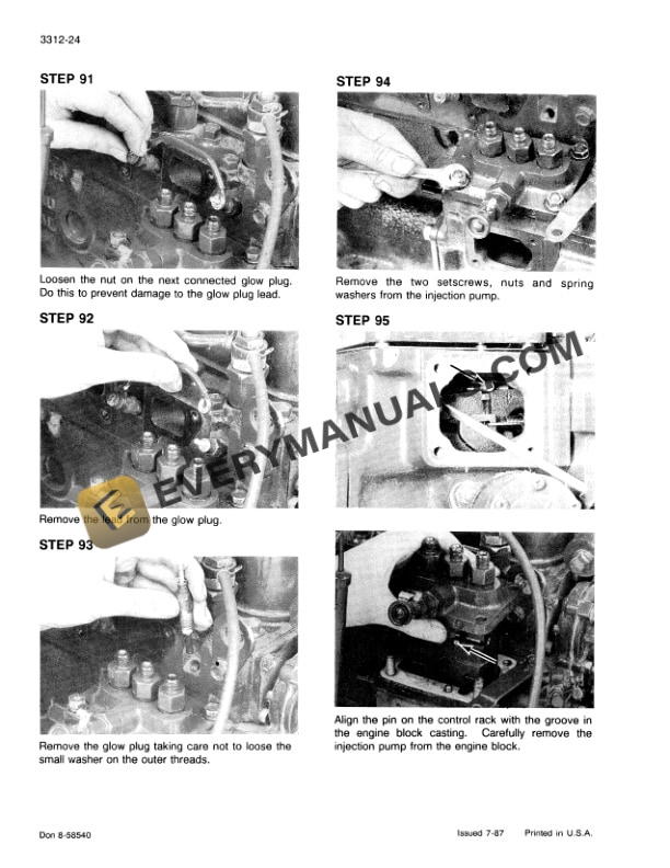 Case 1818 Uni-Loader Service Manual 8-69352-4