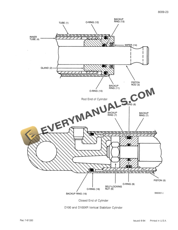Case 1838 Uni Loader Service Manual 7-61690-5