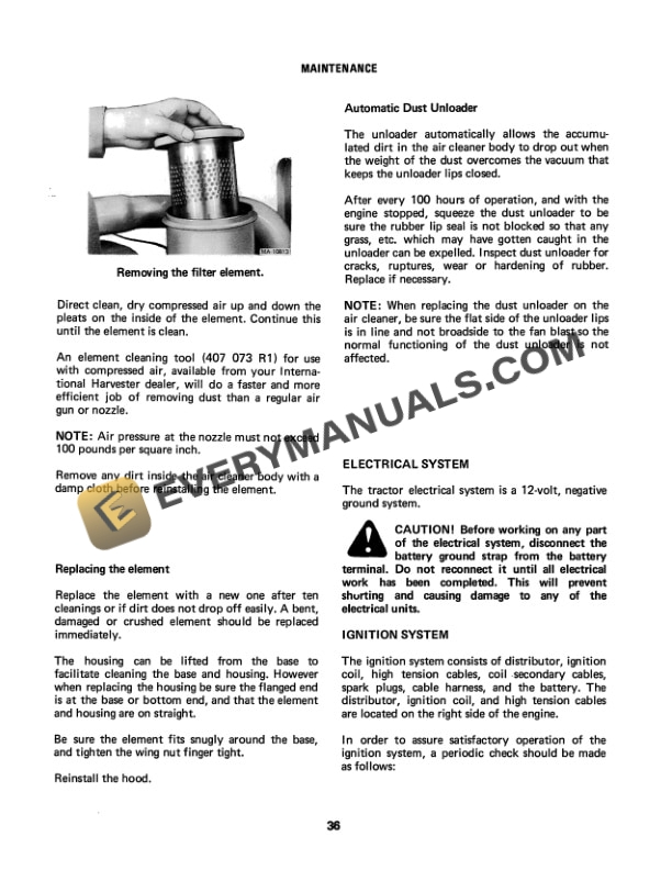 Case 184 Tractor Operator Manual 1096121R2 PDF 6 Case 184 Tractor Operator Manual 1096121R2 PDF - Image 4