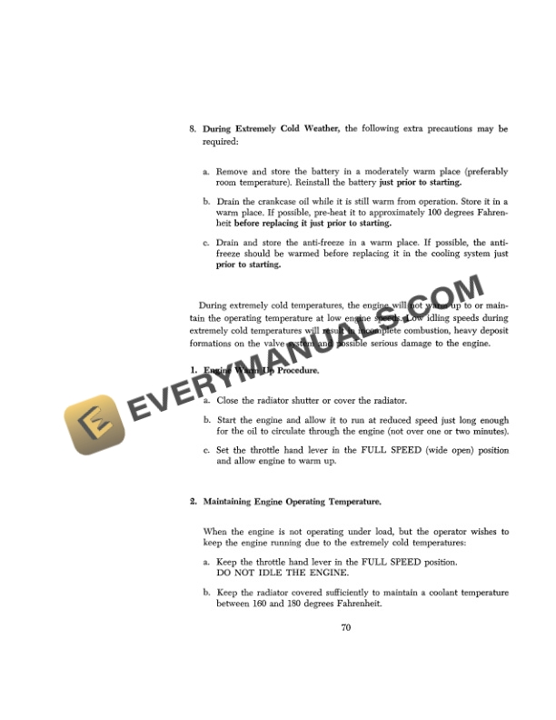 Case 200B Series Wheel Tractor Operator Manual 9-461-4