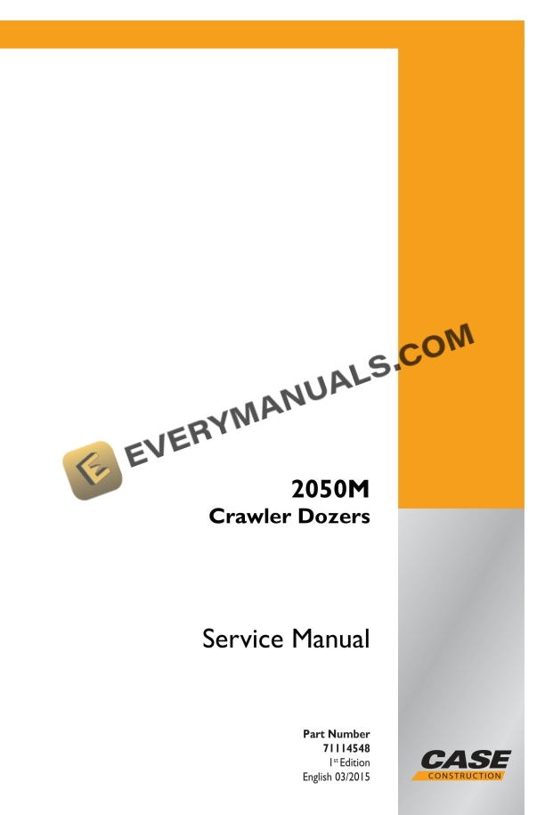 case 2050m crawler dozer service manual 71114548 1
