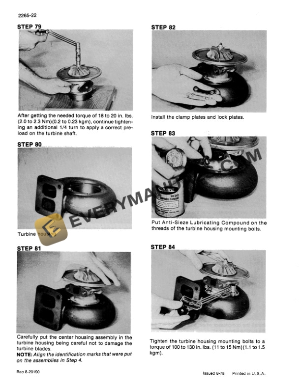 Case 2090, 2290 Tractor Service Manual 8-20012-2