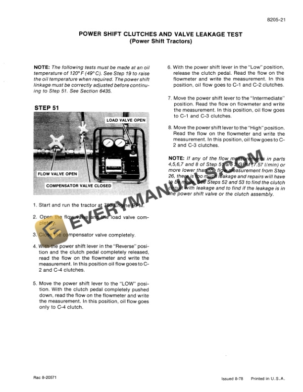 Case 2090, 2290 Tractor Service Manual 8-20012-5