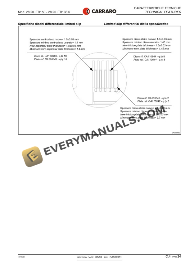 Case 21D, 121D, 221D, 321D Tractor Technical Manual 9-93140 FR-4