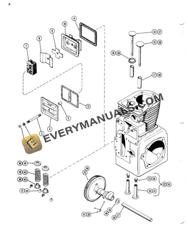 Case 220-S, 222-S, 224-S, 444-S Compact Tractor Parts Catalog B1375 P1-2